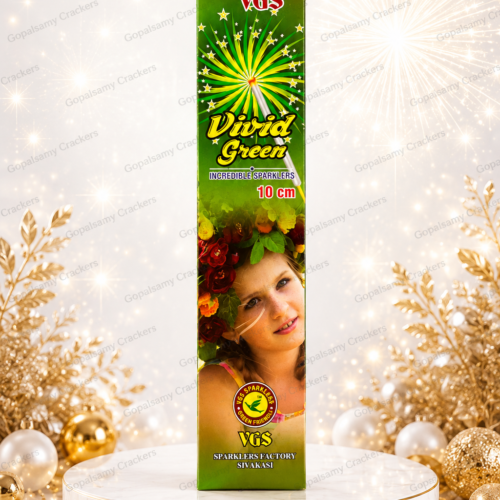 10cm Green sparklers (பச்சை கம்பி மத்தாப்பு)
