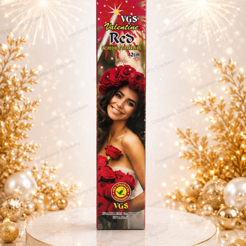 12cm Red sparklers (சிகப்பு கம்பி மத்தாப்பு)