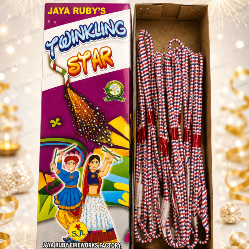 4" Twinkling stars (роЪро╛роЯрпНроЯрпИ)