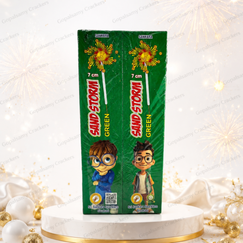 7cm Green sparklers (рокроЪрпНроЪрпИ роХроорпНрокро┐ роородрпНродро╛рокрпНрокрпБ)