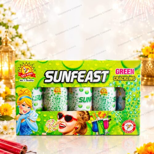 Sun Feast Green Crackling 5pcs (கிரீன் கிராக்லிங்)