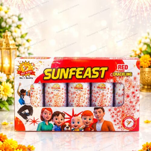 Sun feast Red Crackling 5Pcs (சிவப்பு கிராக்லிங்)